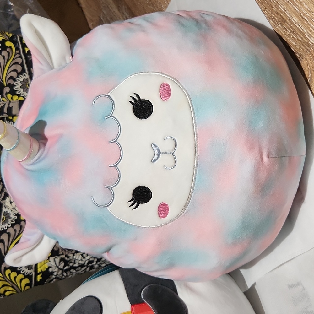 Squishmallow XL Aqua/Pink unicorn 🦄. Preloved item sold as is